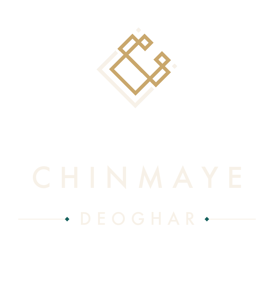 Proposed Chinmaye Deoghar logo on dark background