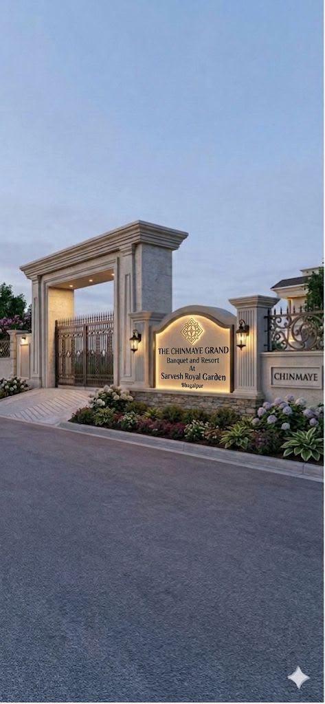 Entrance gate of The Chinmaye Grand — architectural render